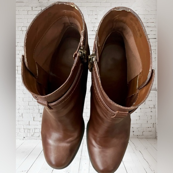 Franco Sarto Brown Ankle Boots - Picture 4 of 11